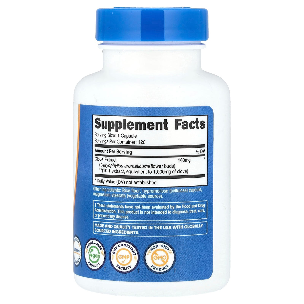 Clove, 1,000 mg, 120 Capsules