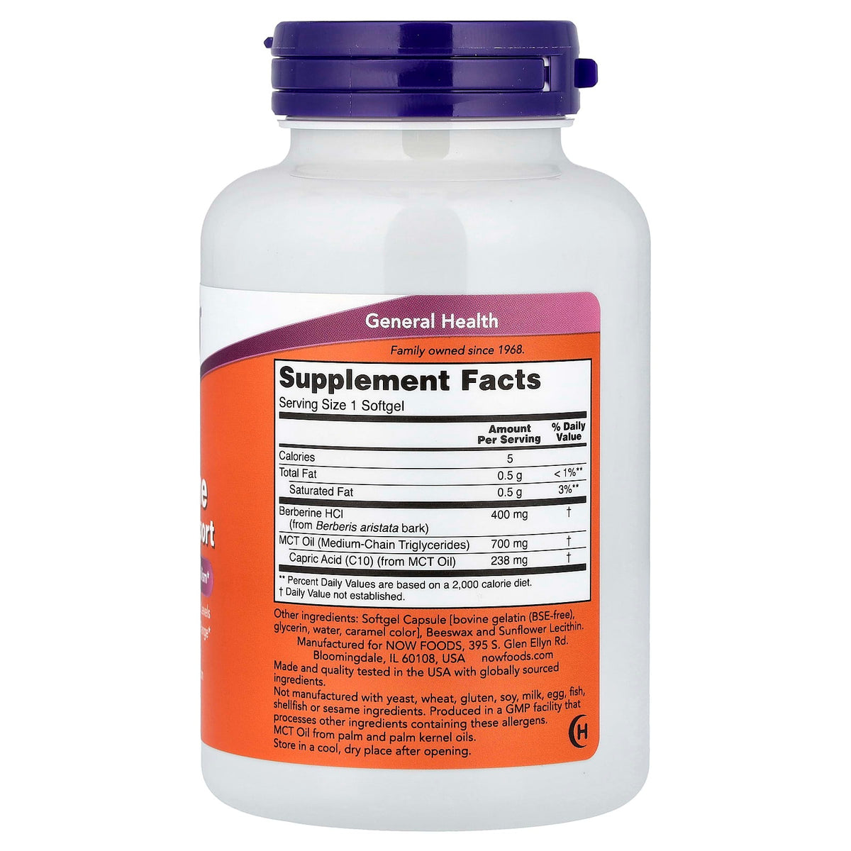 Berberine Glucose Support, 60 Softgels